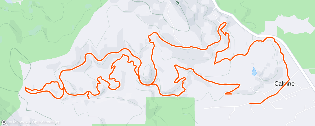Map of the activity, Calpine roots