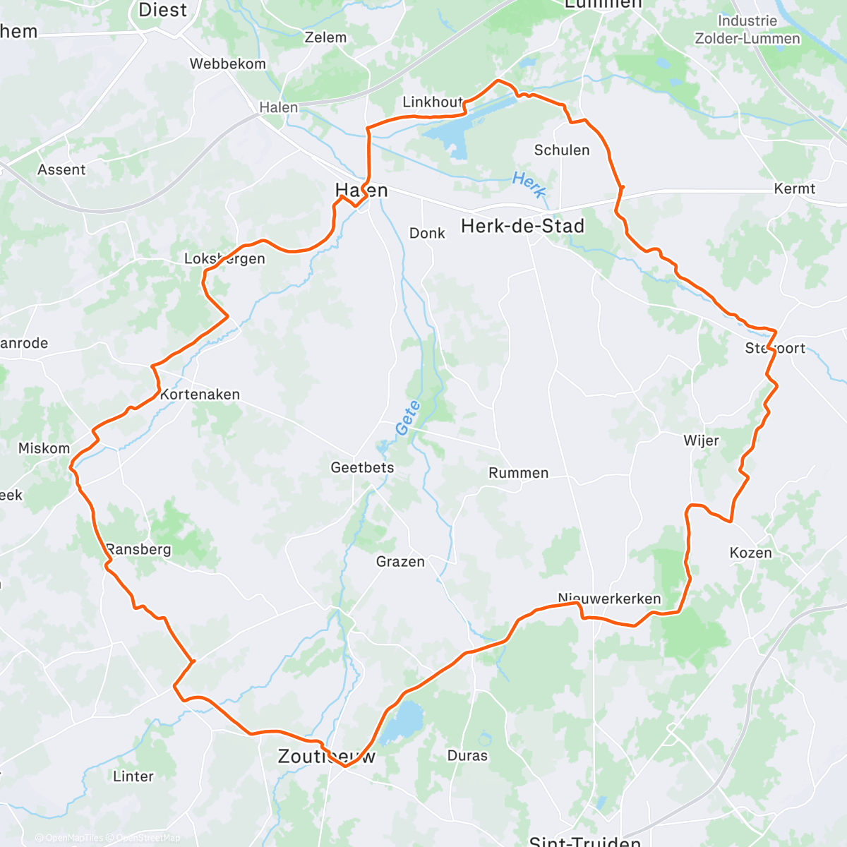 Map of the activity, Ochtendrit