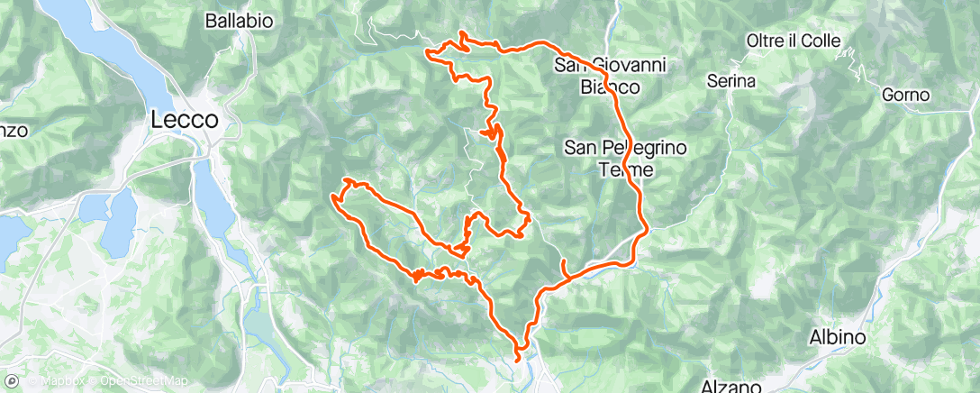 Mappa dell'attività Valli Bergamasche
