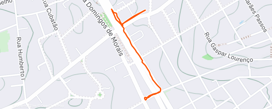 Map of the activity, Night Walk
