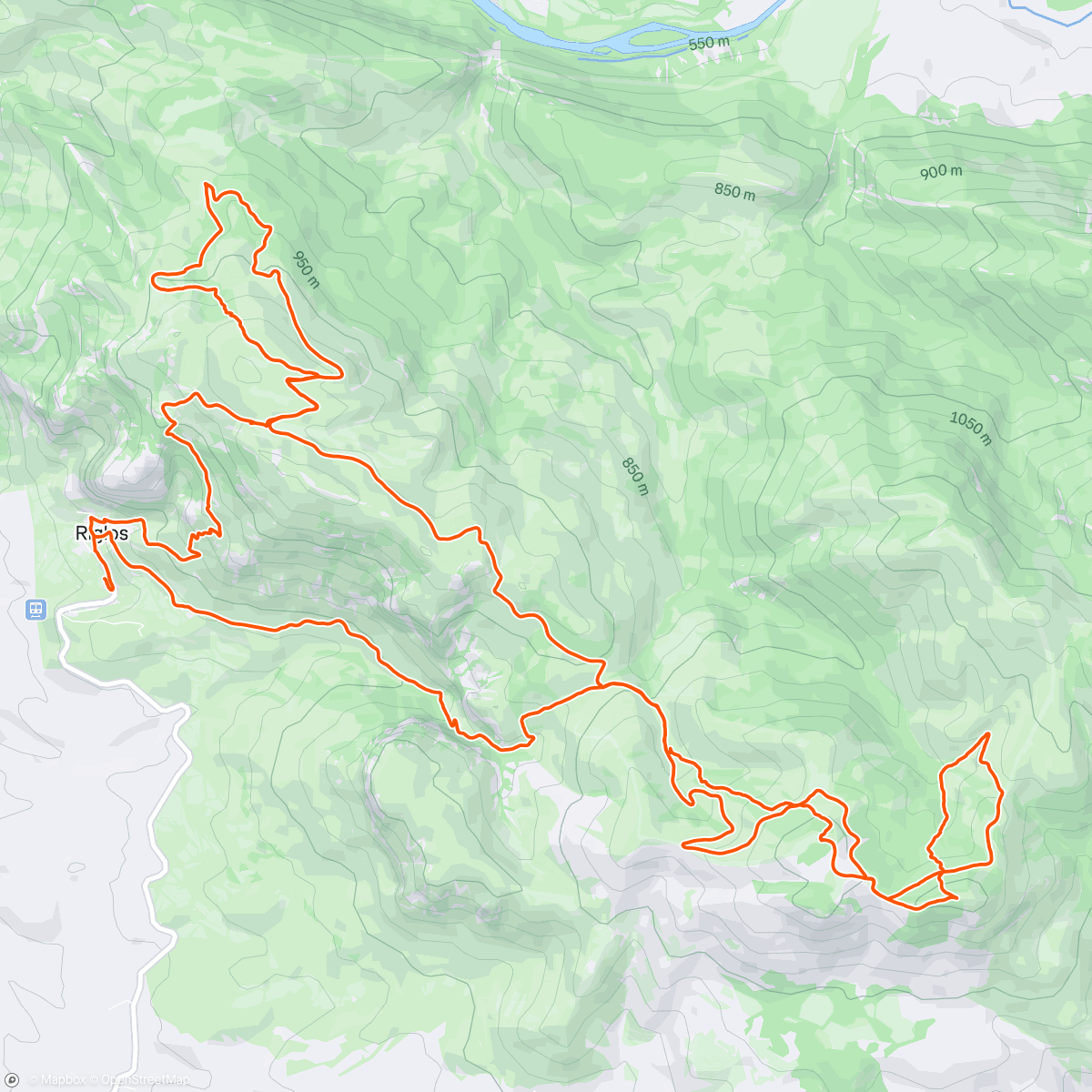 Map of the activity, Reino de los Mallos EnduroRace