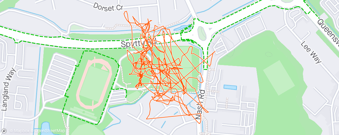 Mapa da atividade, Morning Ride