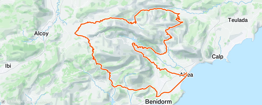 Map of the activity, Giro mattutino