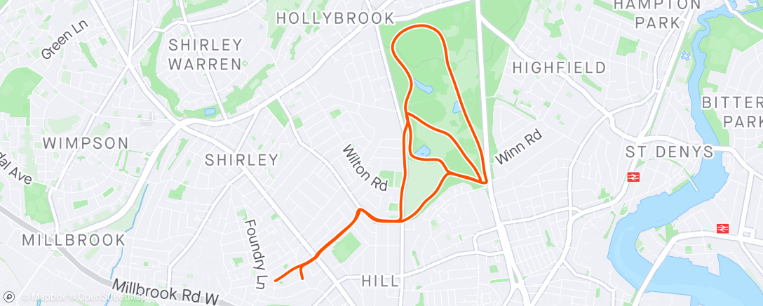 Map of the activity, Some solo intervals