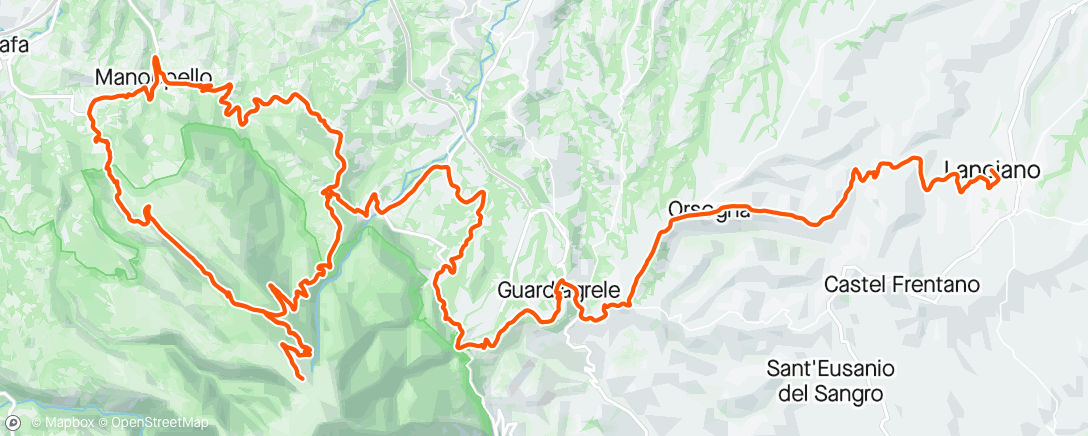 Map of the activity, Stage 7 sooooo much climbing 🔥