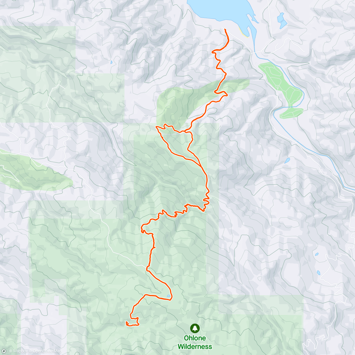 Map of the activity, Murrieta Falls
