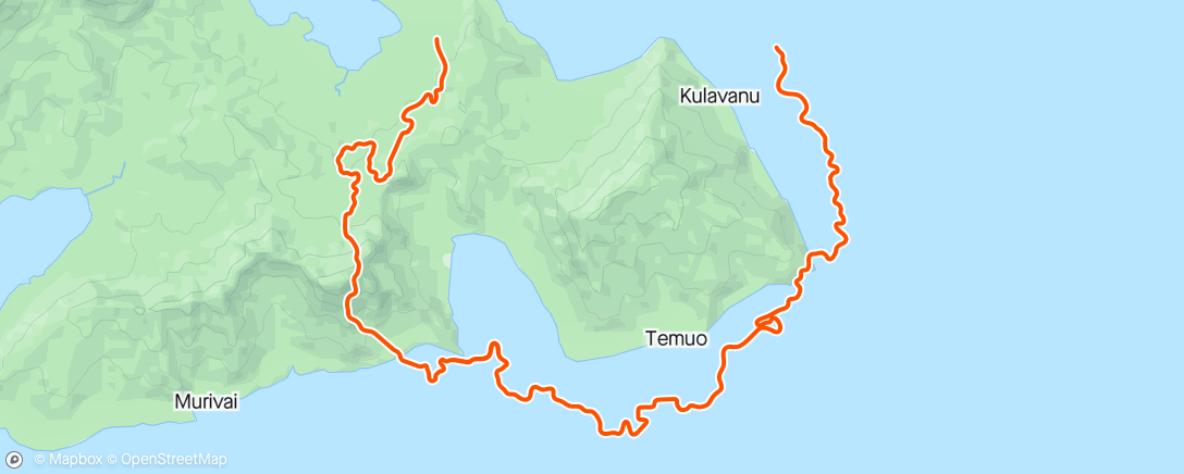 活动地图，Zwift - Coast Crusher in Watopia