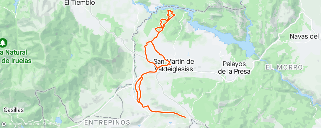 Map of the activity, Ruta de la mujer + paseo