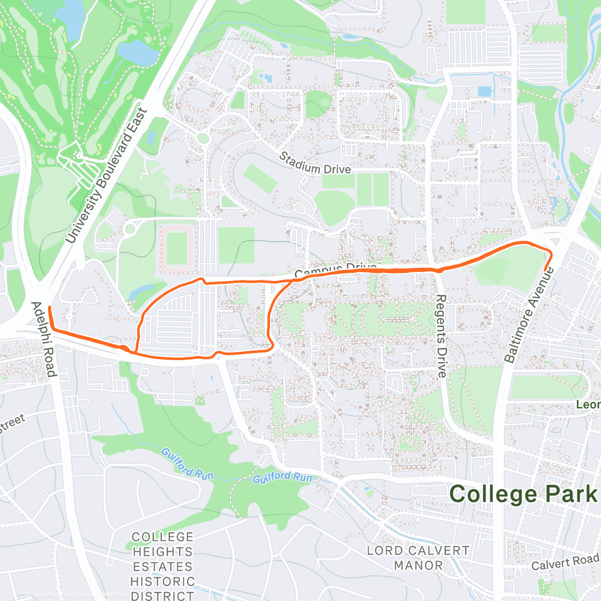 Map of the activity, Quick post SEBCM Mobility Day run with Nicole