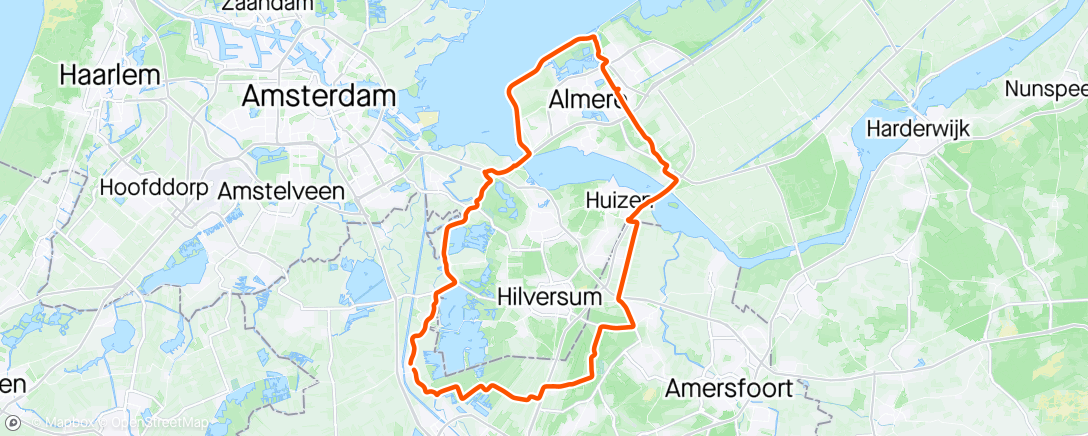 Map of the activity, Almere