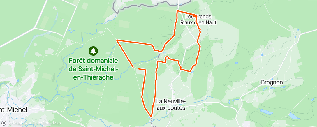 Mappa dell'attività De fléchage rando du souvenir