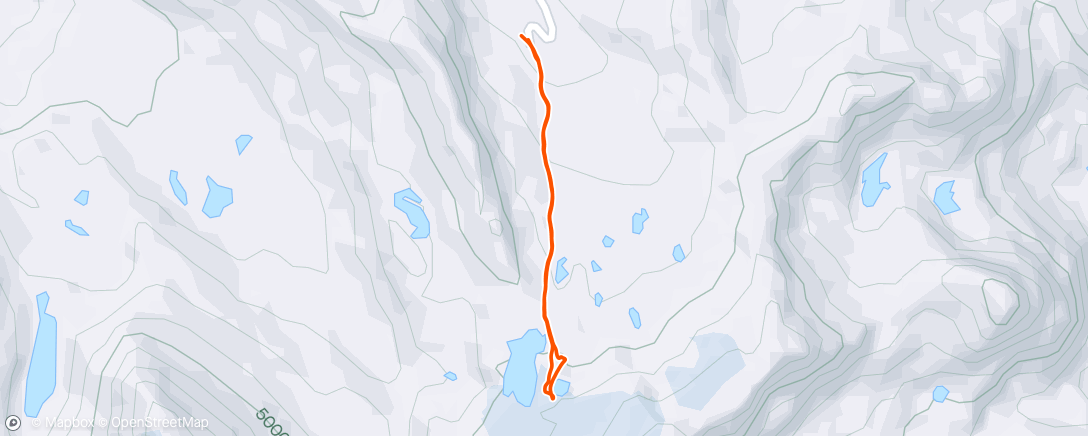 Map of the activity, A la rencontre du glacier Pastoruri