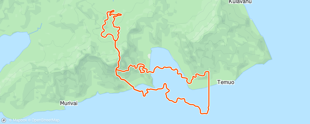 Map of the activity, Zwift - 3x7x30/15 + 15min SwSp on Rolling Highlands in Watopia