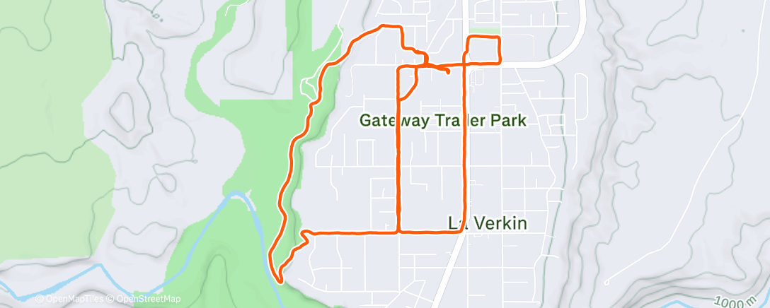 Карта физической активности (Morning Run)