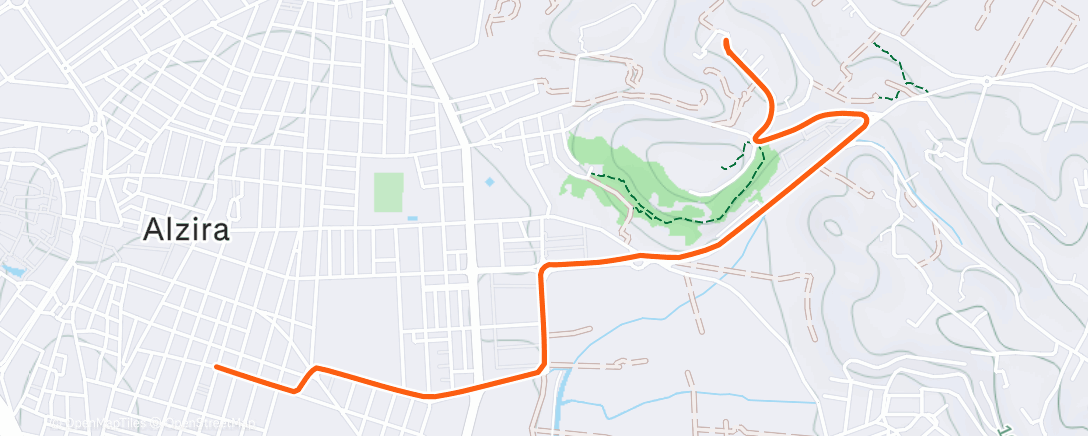 Карта физической активности (Morning Ride)