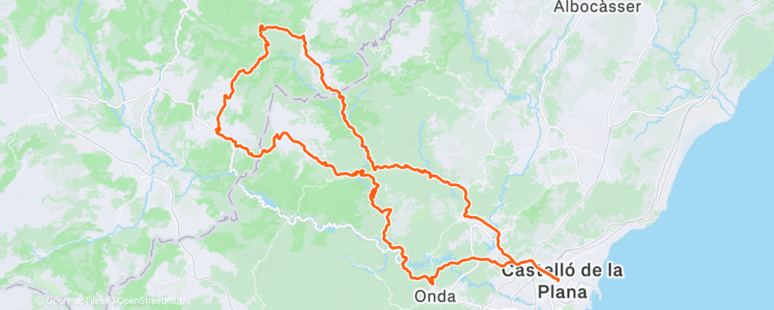 Map of the activity, RR D:5  The long one.