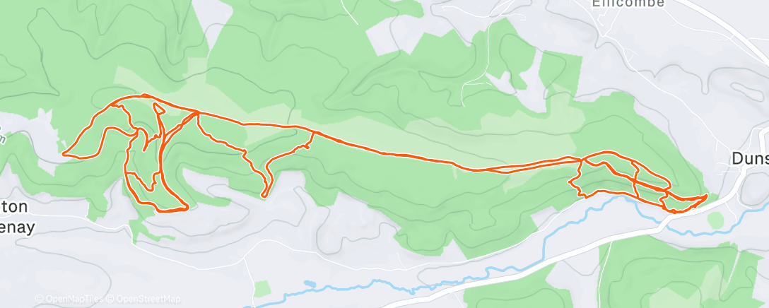 Карта физической активности (Afternoon Ride)