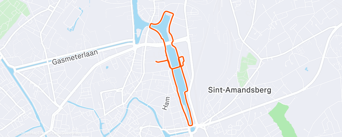 Map of the activity, suikers leeglopen