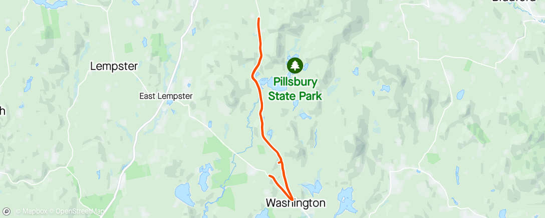 Map of the activity, Washington Hills