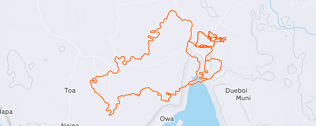 Map of the activity, Zwift - Tropic Rush in Makuri Islands