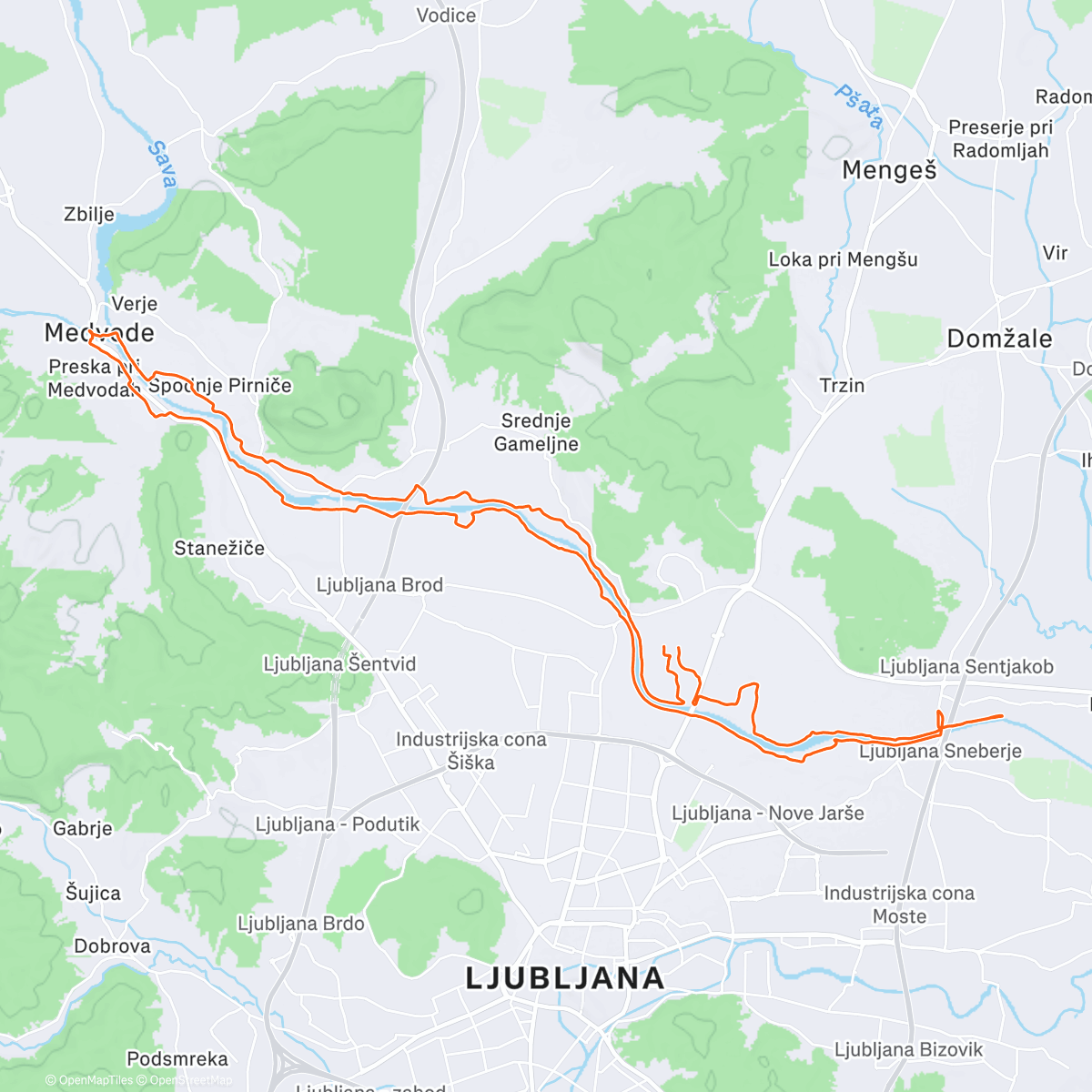 Map of the activity, Savskih 50