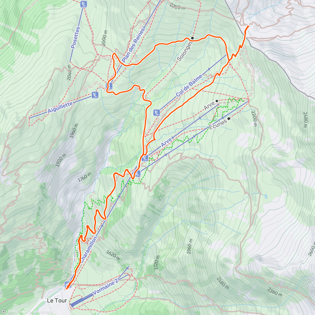 Map of the activity, It’s a Jazmine Day.