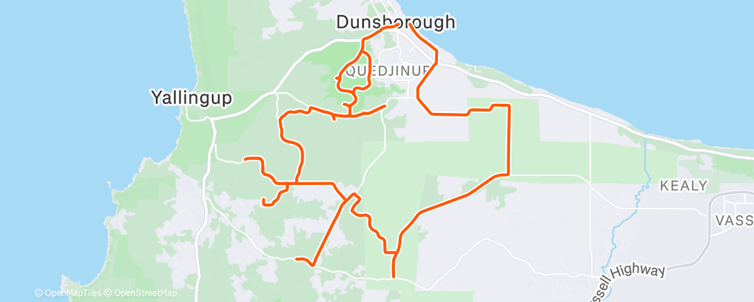 Карта физической активности (Morning Ride)