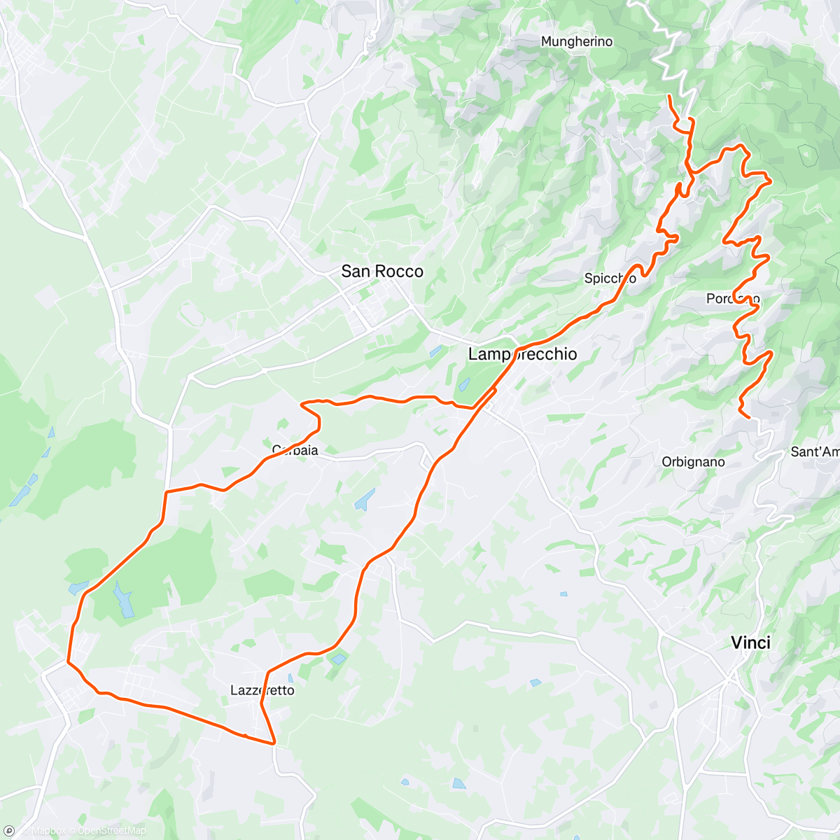 Map of the activity, Ci si riprova , sfondati il muro dei 30 km 😄