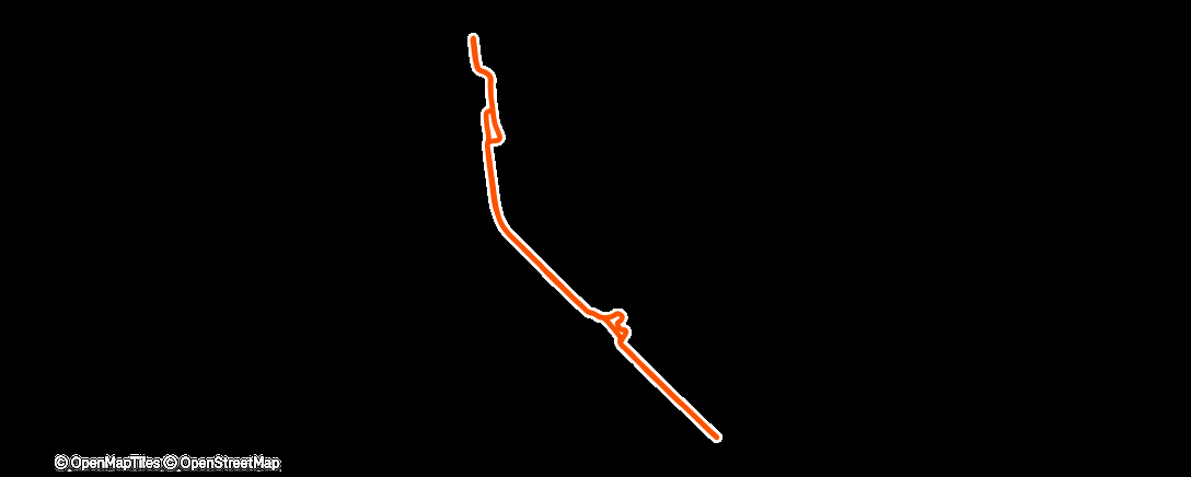 Map of the activity, Easy on the Path