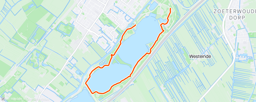 Map of the activity, Lunch Run met Janneke en 🐕 #horlogeleeg