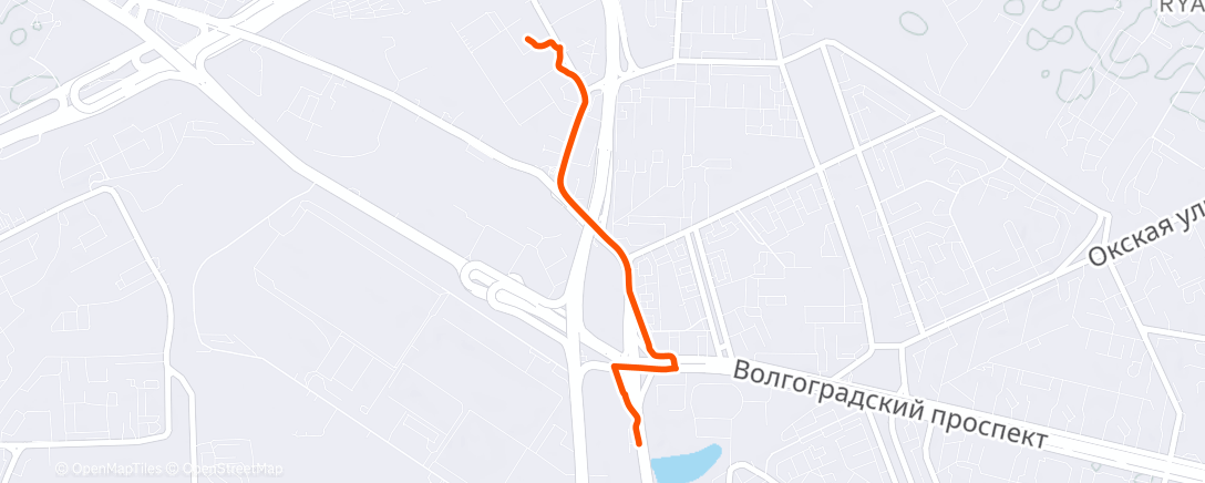 Карта физической активности (Afternoon Walk)