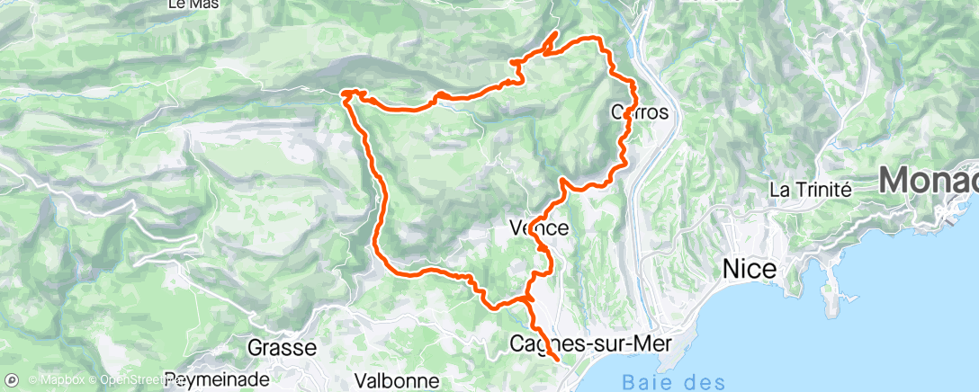 Map of the activity, Louis Capoute