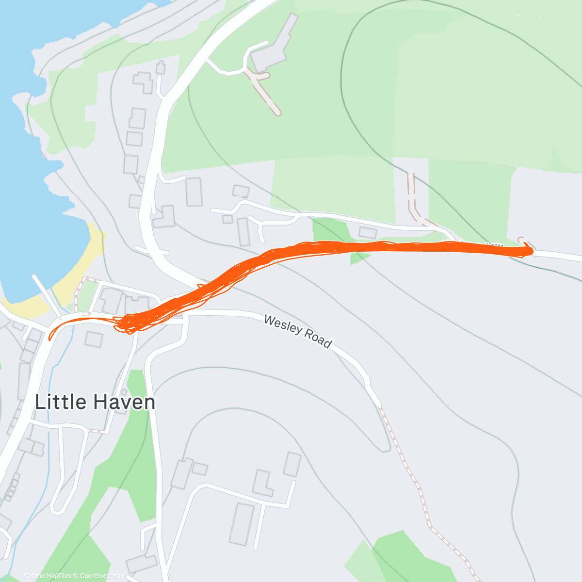 Map of the activity, ‘Dad, shall I show you how to do burpees properly?’