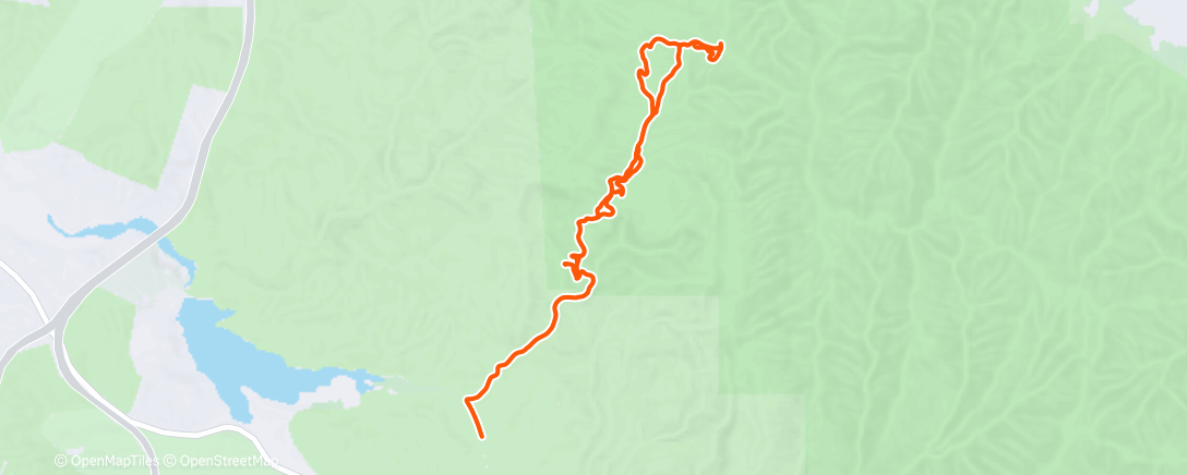 Map of the activity, Morning Ride
