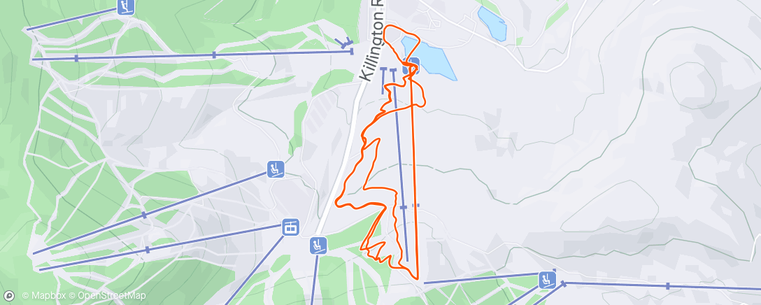 Map of the activity, Opening day