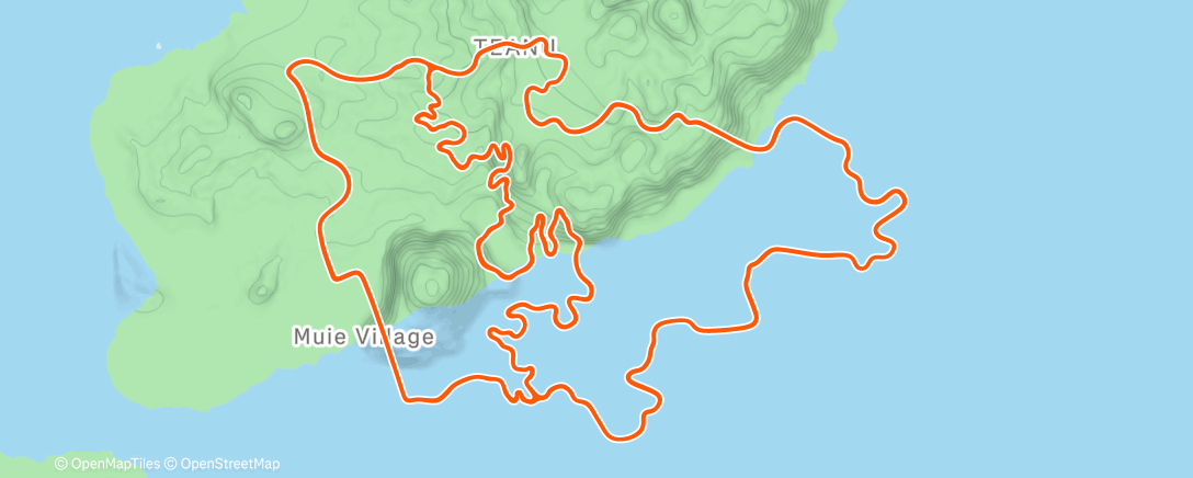 Map of the activity, Zwift - Group Ride: SZR  Endurance Ride (C) on Eastern Eight in Watopia