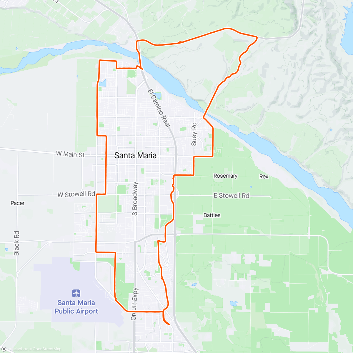 Map of the activity, Solid afternoon Ride🤘