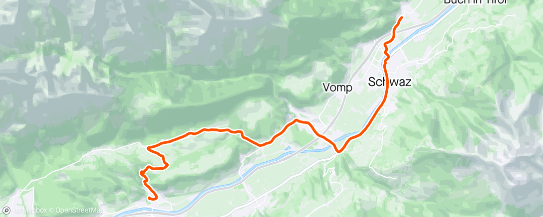 Mapa de la actividad, ROUVY - Tour of the Alps 2024 | Stage 2 - Stans