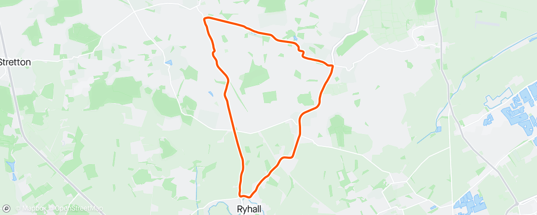 Map of the activity, Witham Hall GP RR
