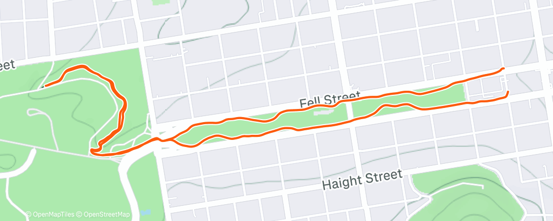 Map of the activity, Back to Pre-Baby Distance 🙌