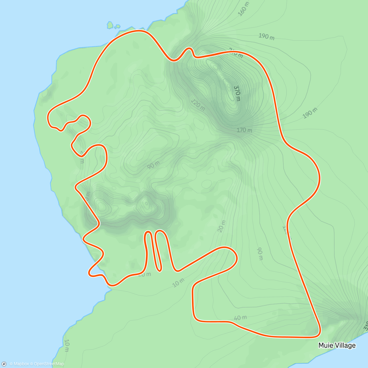 Map of the activity, Zwift - Neues Workout in Watopia