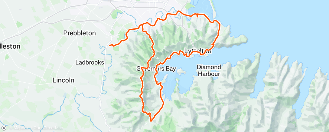 Carte de l'activité Cycling