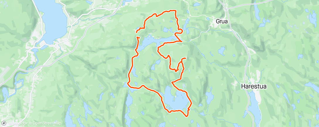 Map of the activity, Kanskje sesongens siste skitur