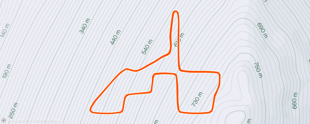 Mapa de la actividad (Zwift - Race: SZR After Work Party (B) on The Bell Lap in Crit City)