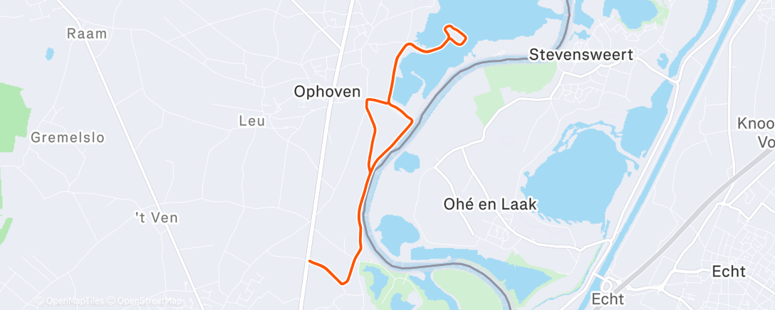 Карта физической активности (Ochtendloop)