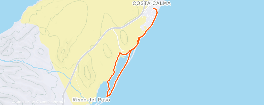 Map of the activity, Sessione di trail running mattutina