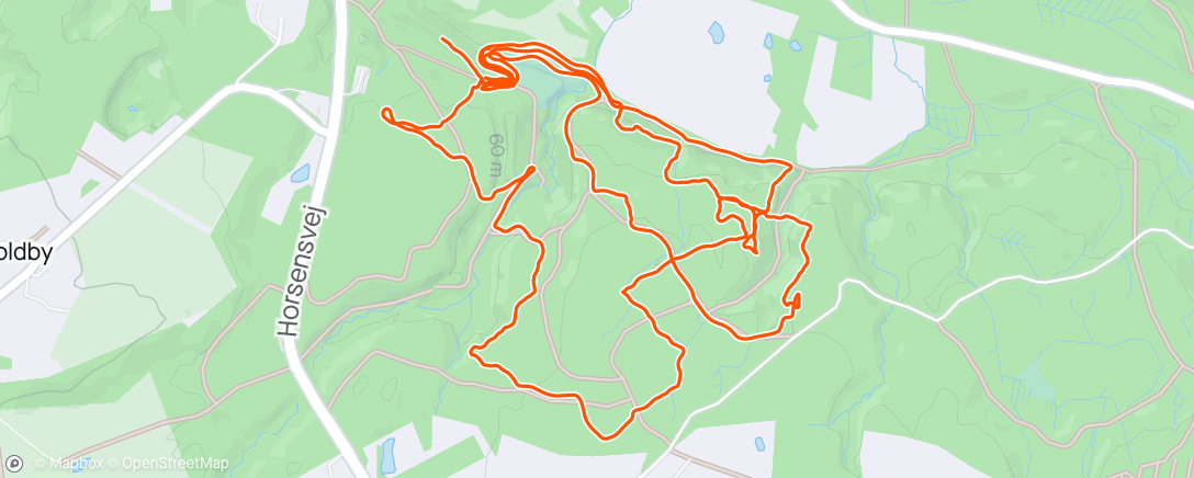 Mappa dell'attività Evening Trail Run
