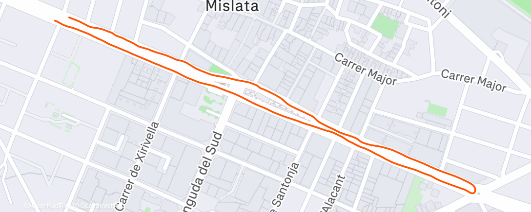 Карта физической активности (San Silvestre en familia 😍❤️)