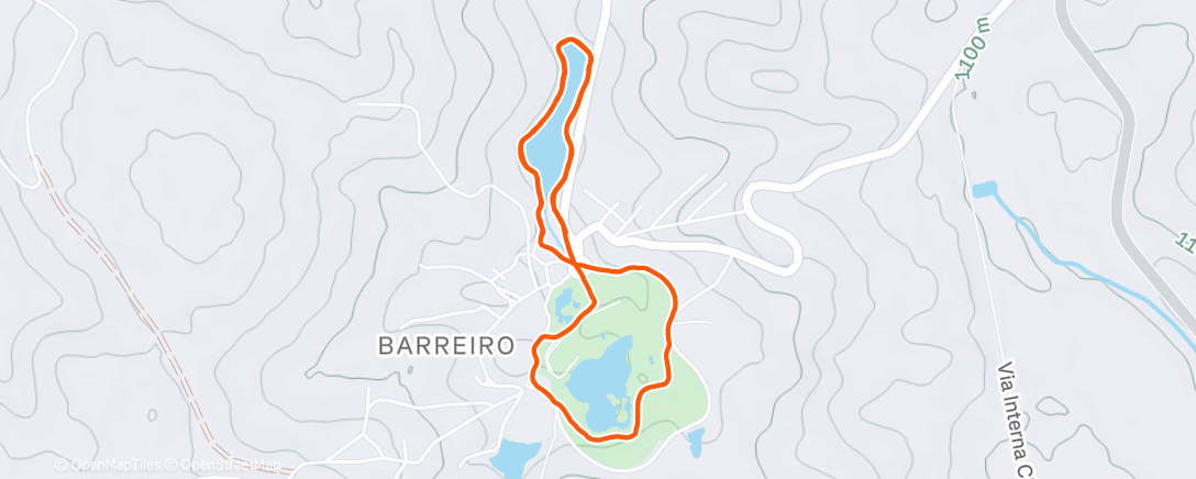 Карта физической активности (Caminhada vespertina)