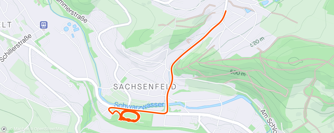 Карта физической активности (Lauf am Morgen)
